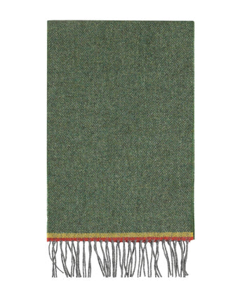 Lambswool Sjaal 30X210CM | Groen