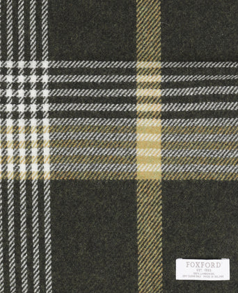 Lambswool Sjaal 30X210CM | Groen