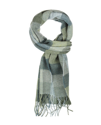 Lambswool Sjaal 30X210CM | Groen