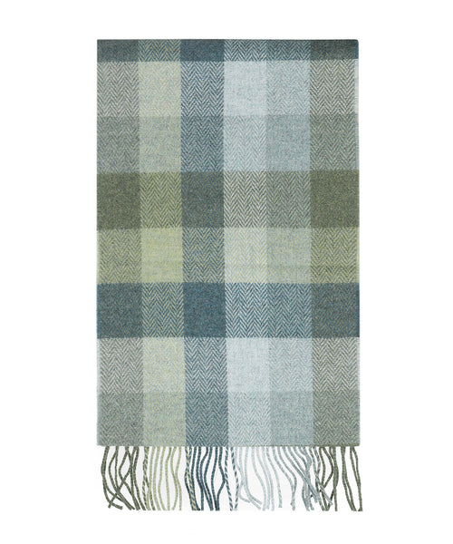 Lambswool Sjaal 30X210CM | Groen