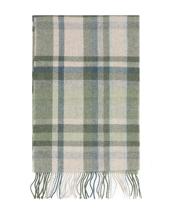 Lambswool Sjaal 30X210CM | Groen