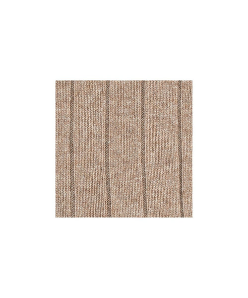 Lhasa-Rippsocken für Herren | Braun