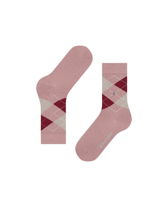 Burlington Marylebone Dames Sokken | Rood