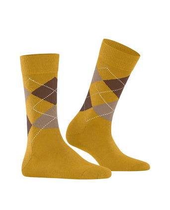 Burlington Marylebone Dames Sokken | Geel