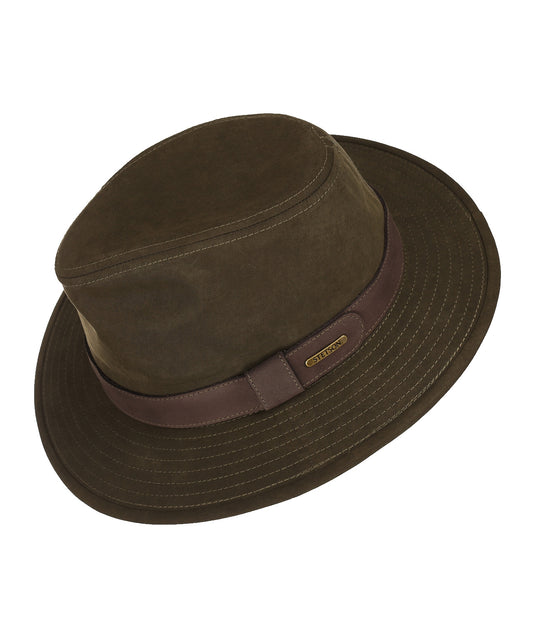 Stetson Traveller Wachsbaumwolle WR | Olivgrün