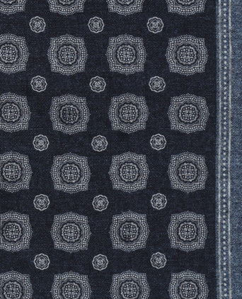 Sjaal Wol 40X180cm | Blauw