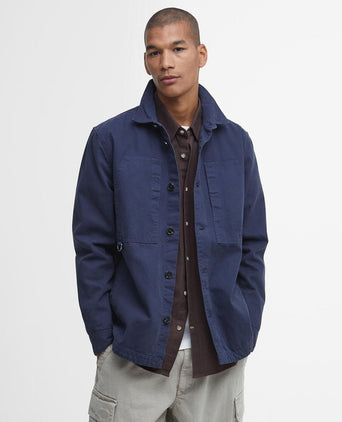 Barbour Deepdale Relaxed Fit Overshirt | Navy Blauw