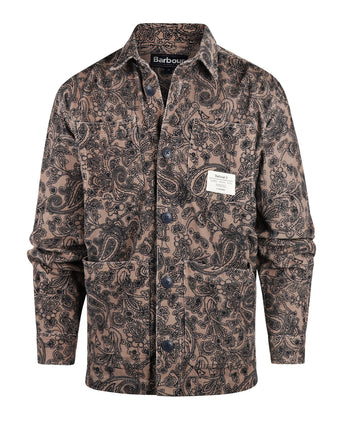 Barbour Brignall Printed Corduroy Overshirt | Bruin