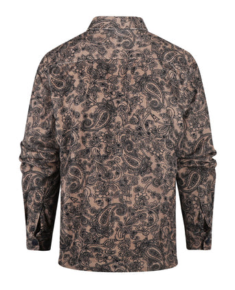 Barbour Brignall Printed Corduroy Overshirt | Bruin