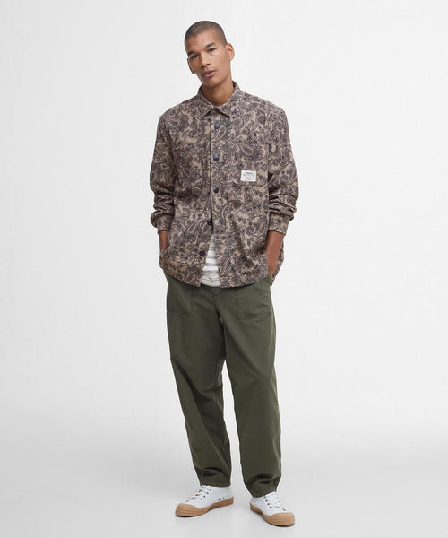 Barbour Brignall Printed Corduroy Overshirt | Bruin