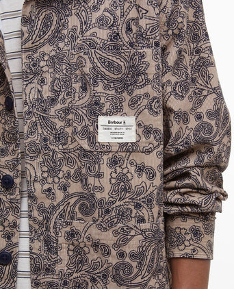 Barbour Brignall Printed Corduroy Overshirt | Bruin