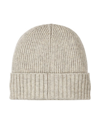 Barbour Carlton Beanie Hat | Licht Grijs