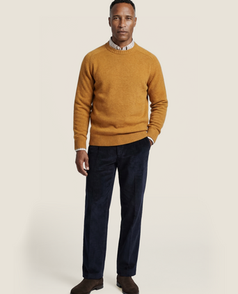 Barbour Grangetown Pullover | Geel