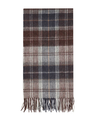 Barbour Brack Patchwork Tartan Scarf | Blauw