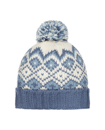 Muts Wol Fleece Lining | Blauw