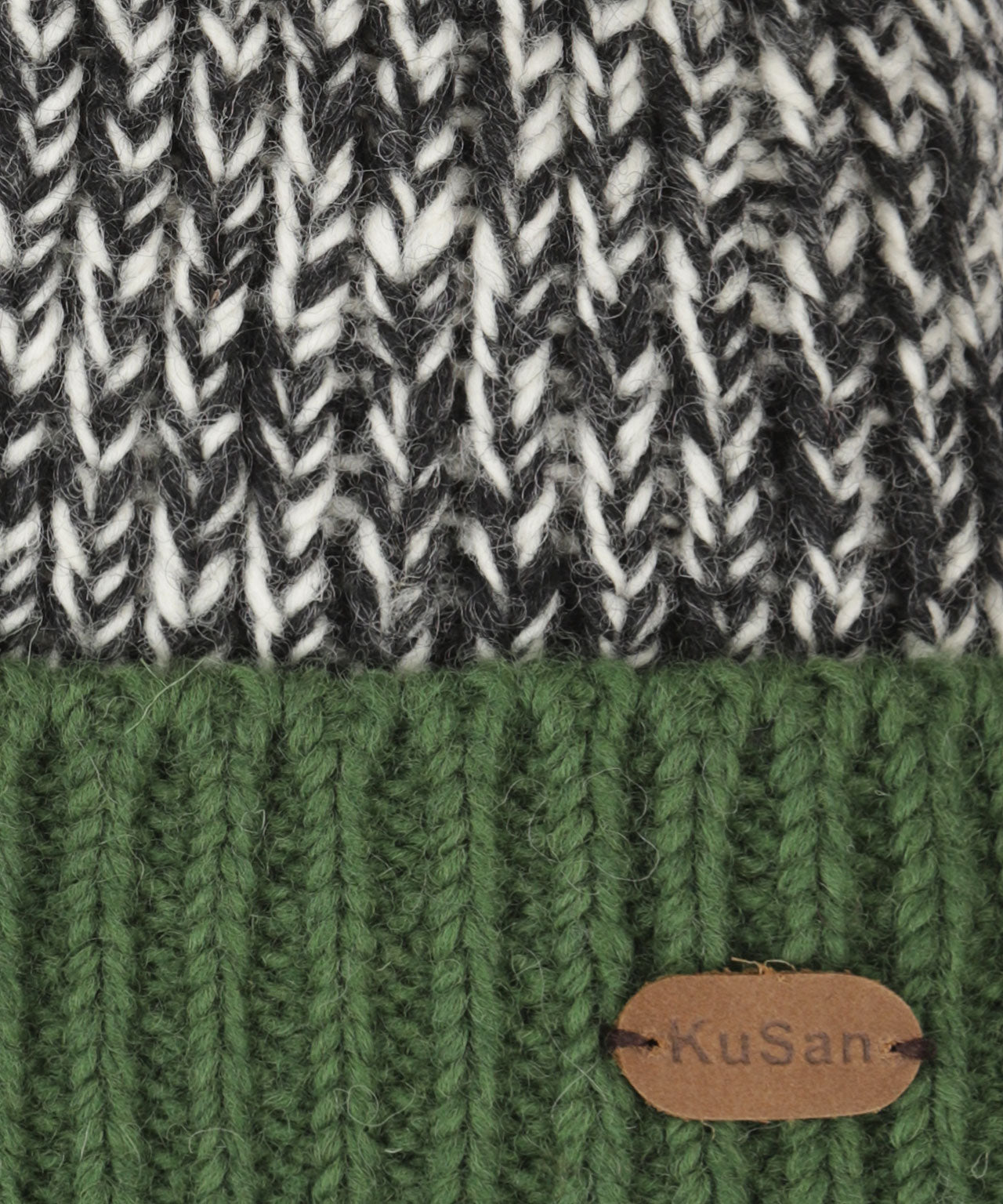 Muts Wol Fleece Lining | Green Marl