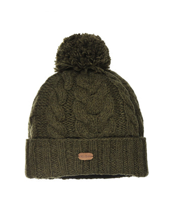 Muts Wol Fleece Lining | Groen