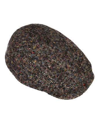 Stetson Driver Cap Wool Donegal | Zwart