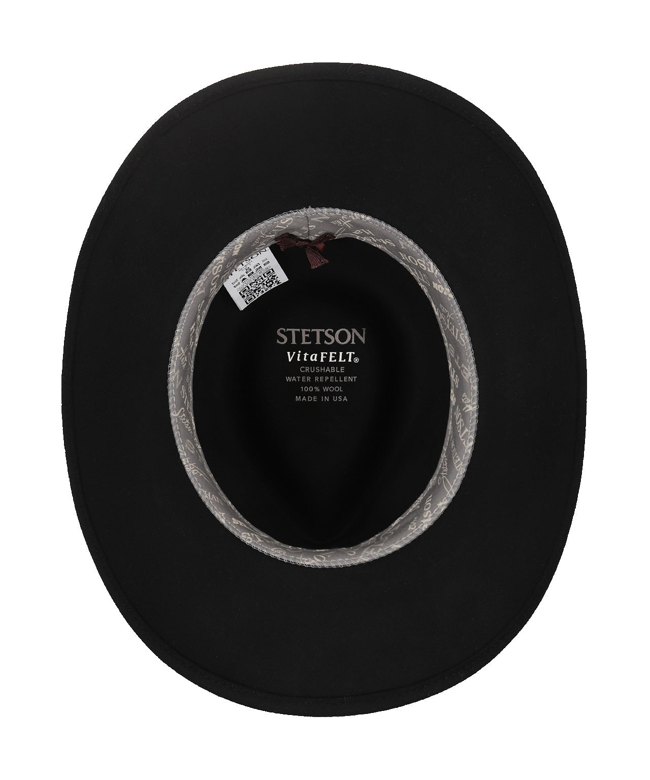 Stetson Western Vitatafelt | Schwarz