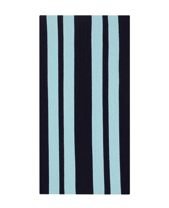 College-Schal aus 100 % Wolle | Blau