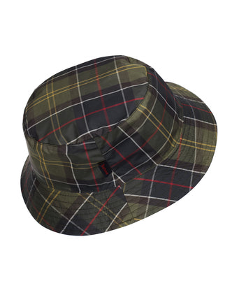 Barbour Bucket Hat Hutton Reversible | Navy Blauw