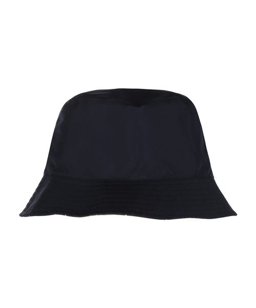 Barbour Bucket Hat Hutton Reversible | Navy Blauw