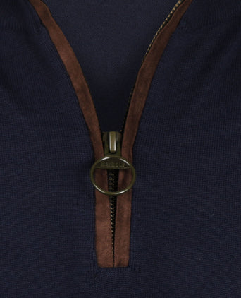 Barbour pullover Bayfield | Navy Blauw