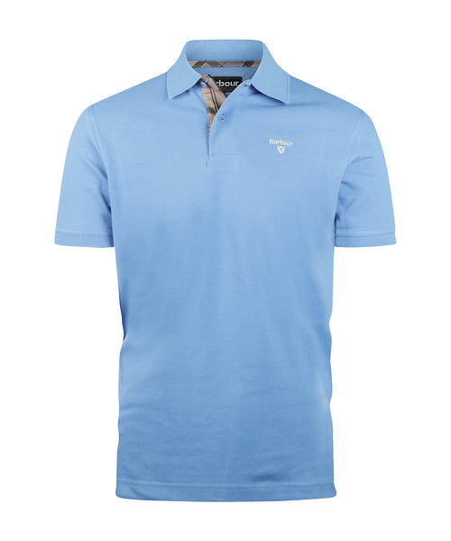 Barbour Tartan Piqué Polo | Blau