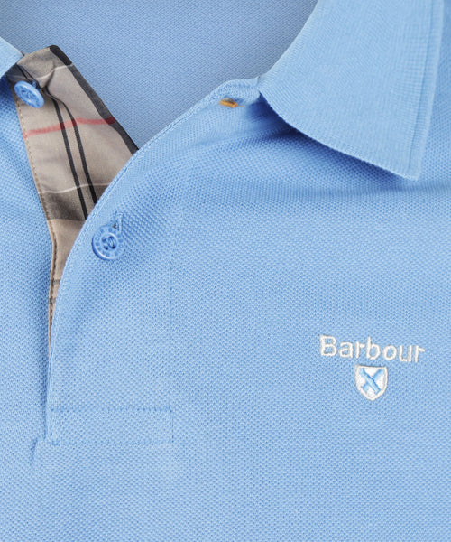 Barbour Tartan Piqué Polo | Blau