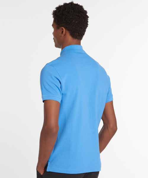 Barbour Tartan Piqué Polo | Blau