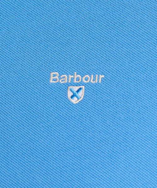 Barbour Tartan Piqué Polo | Blau