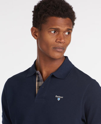 Barbour Tartan Pique Polo | Marineblau