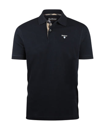 Barbour Tartan Pique Polo | Marineblau