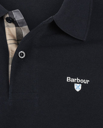 Barbour Tartan Pique Polo | Marineblau