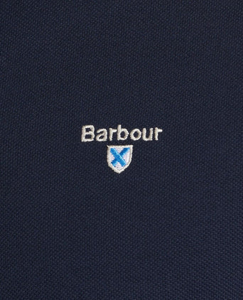 Barbour Tartan Pique Polo | Marineblau