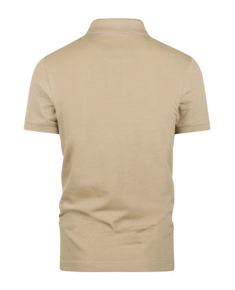 Barbour Tartan Piqué Polo | Braun