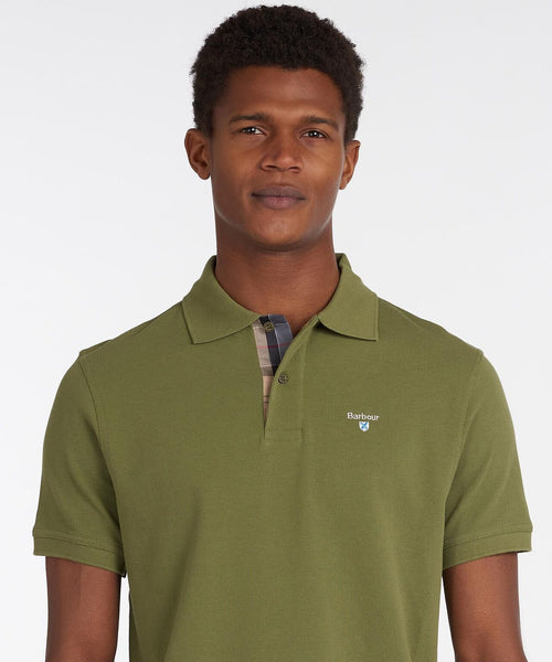 Barbour Tartan Pique Polo | Groen