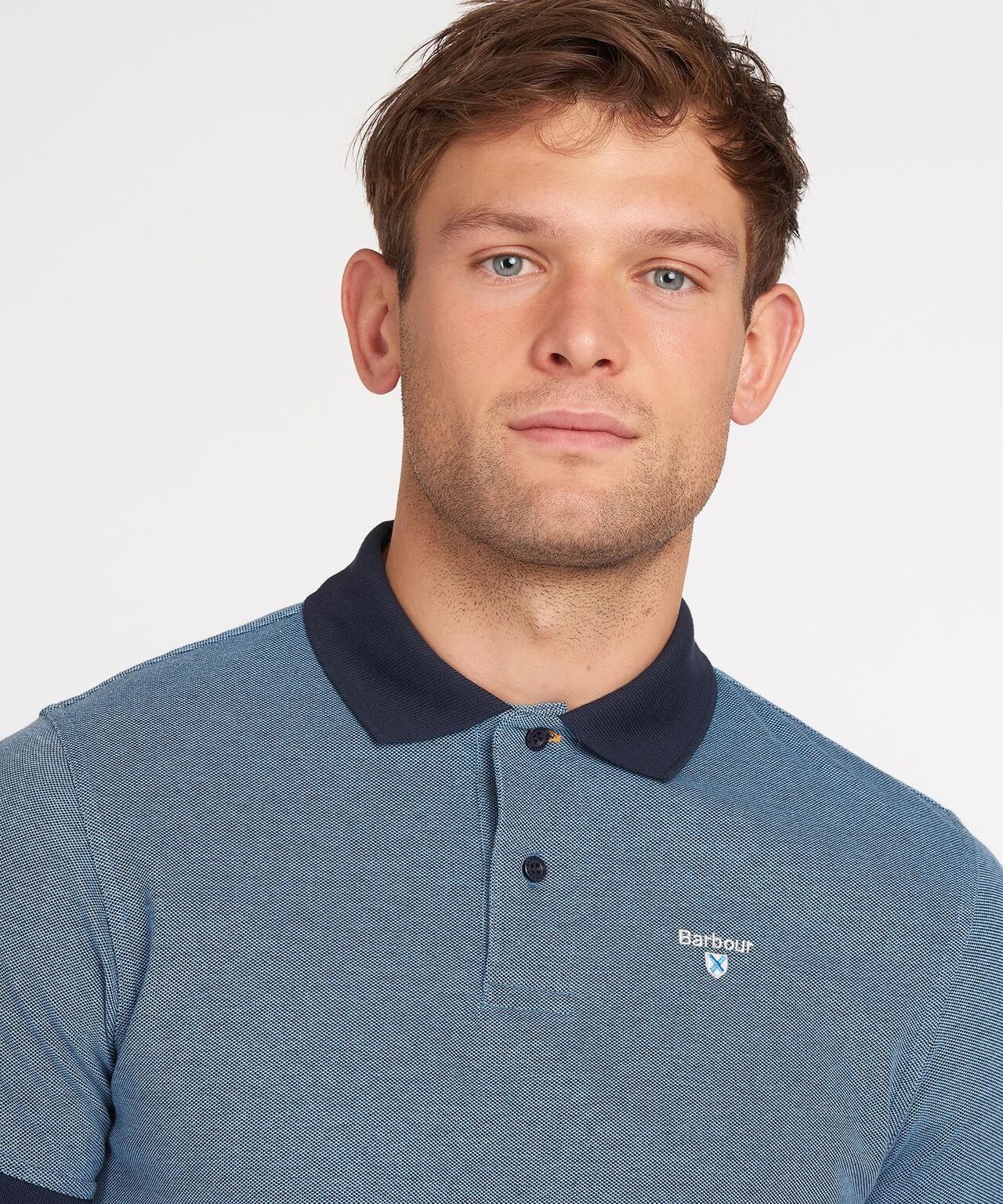 Barbour Polo Essential Sports Mix | Nachtblau
