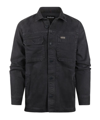 Barbour Lingfield Canvas Overshirt | Navy Blauw Barbour Lingfield Canvas Overshirt | Navy Blauw