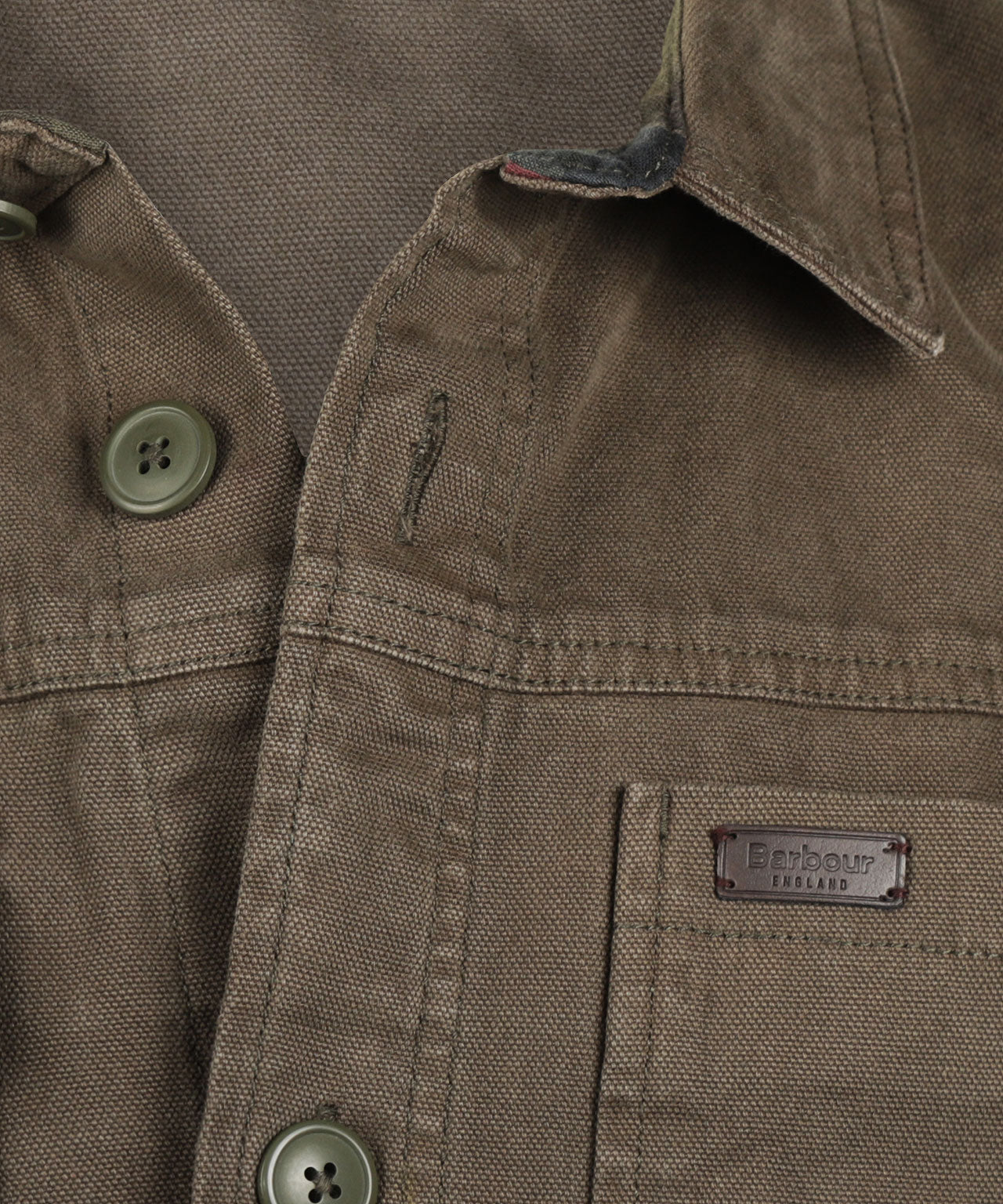 Lingfield Canvas Overshirt | Fern