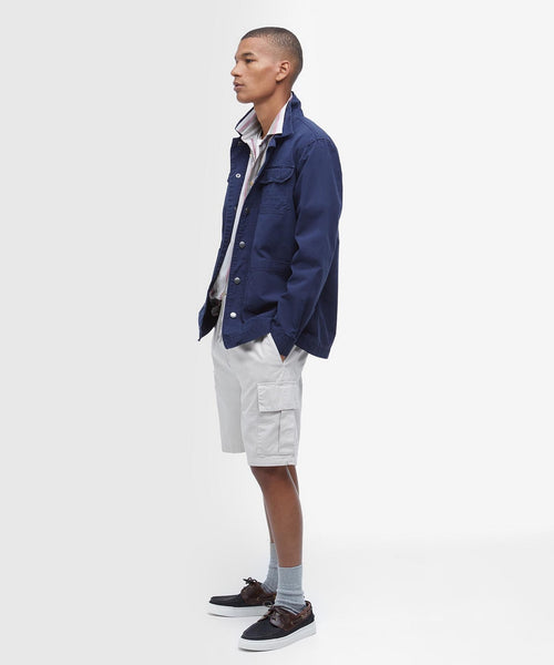 Barbour Grindle Cargo Overshirt | Navy Blauw