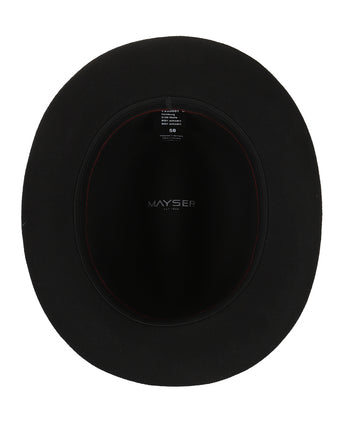 Mayser Hoed Homburg | Zwart
