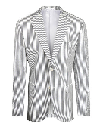 Colbert Seersucker | Blauw