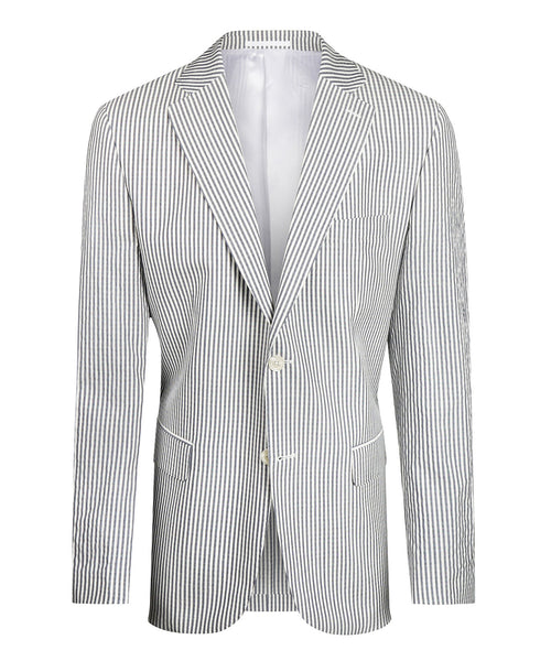 Colbert Seersucker | Blauw