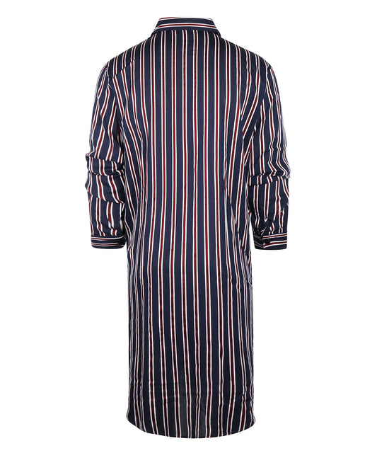 Nightshirt Organic Cotton | Navy/Red/White stripe