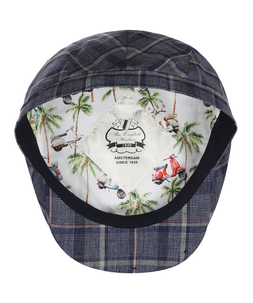 Klassische Leinenmütze | Blau