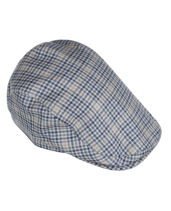 Klassieke Cap 53% Zijde 47% Wol | Blauw