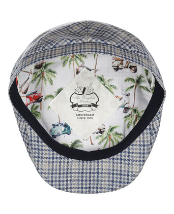 Klassieke Cap 53% Zijde 47% Wol | Blauw