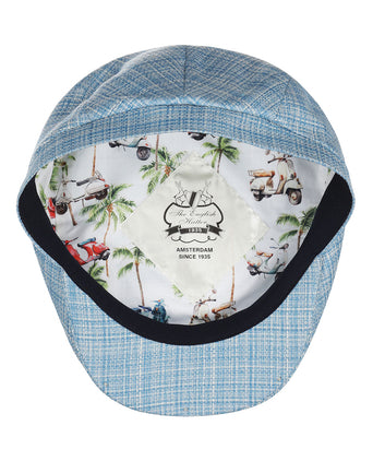 Klassieke Cap 53% Zijde 47% Wol | Blauw