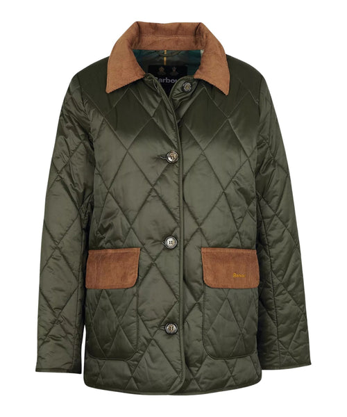 Barbour Bragar Quilt Dames | Olive